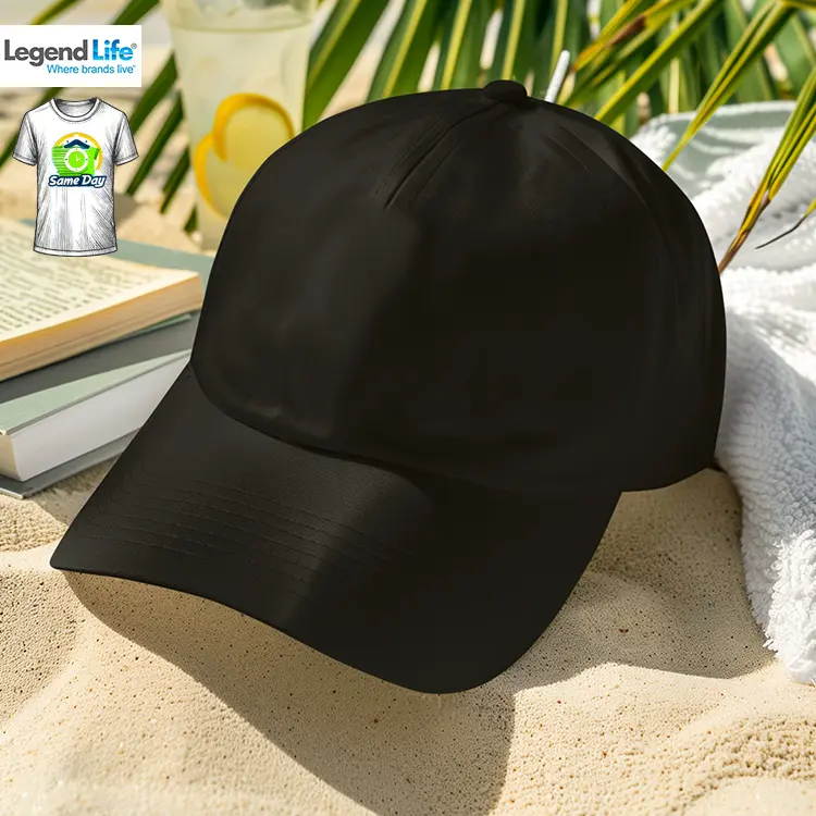 Same Day Cap with Custom Print – Polycotton Cap, Ready Tonight