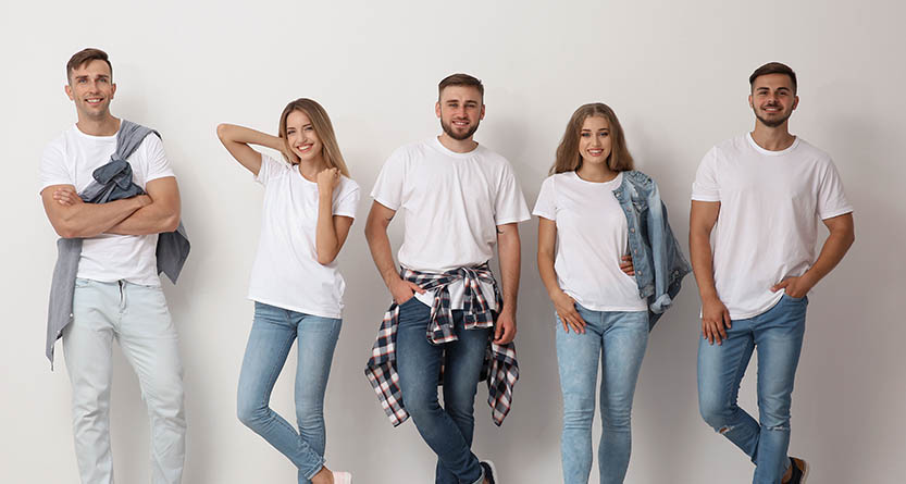 Bulk White T-Shirt Printing