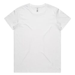AS Colour Express Ladies T Shirt White Front