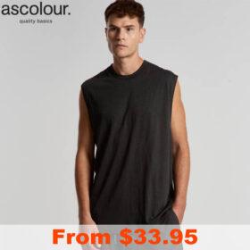 AS Colour Men Staple Active Blend Tank with Custom Print