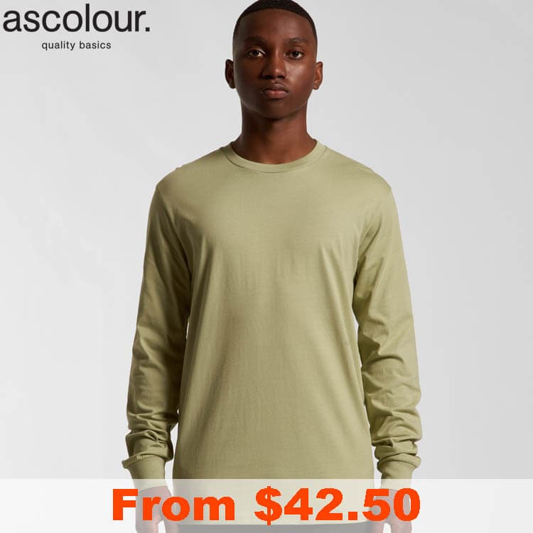 AS Colour Classic Long Sleeve T Shirt with Custom Print