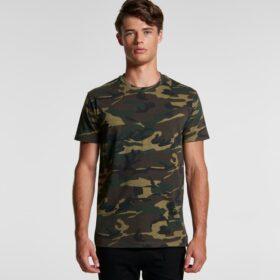 AS Colour Men Staple Camo T Shirt with Custom Print