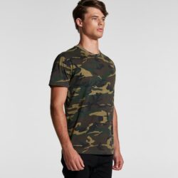 AS Colour Men Staple Camo T Shirt with Custom Print
