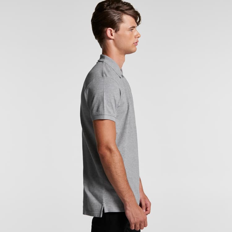 AS Colour Pique Polo with Custom Print
