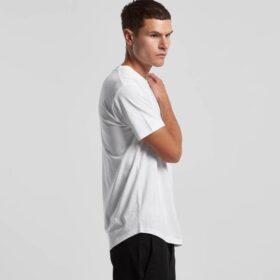 AS Colour Men Staple Curve T Shirt with Custom Print