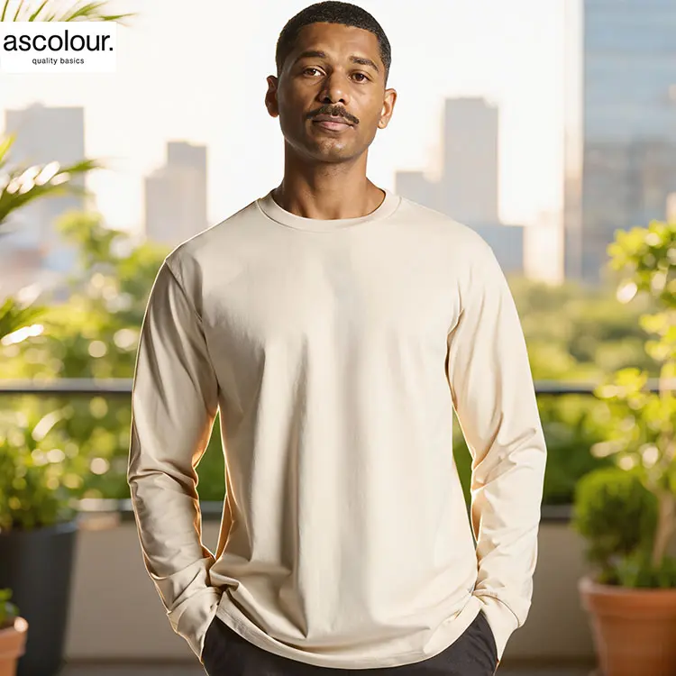 AS Colour Classic Long Sleeve T Shirt with Custom Print