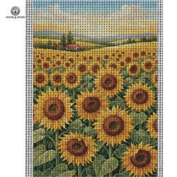 Penelope Canvas Cross Stitch & Tapestry with custom print, white canvas, lifestyle view