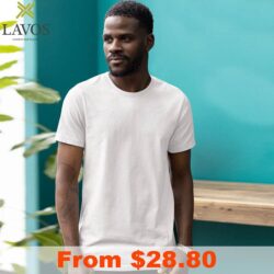 LAVOS Men Fashion T Shirt with Custom Print