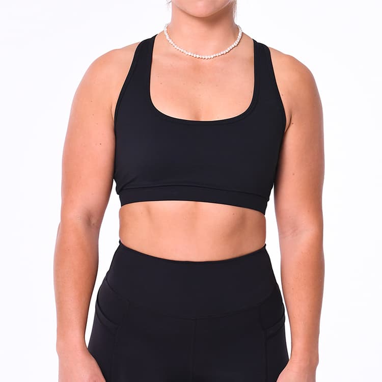 Ladies Essential Sports Bra by Blank Athletics with Custom Print
