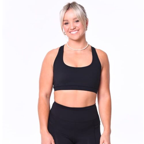 Ladies Essential Sports Bra by Blank Athletics with Custom Print