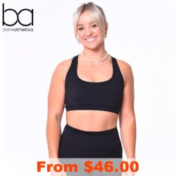 Ladies Essential Sports Bra by Blank Athletics with Custom Print