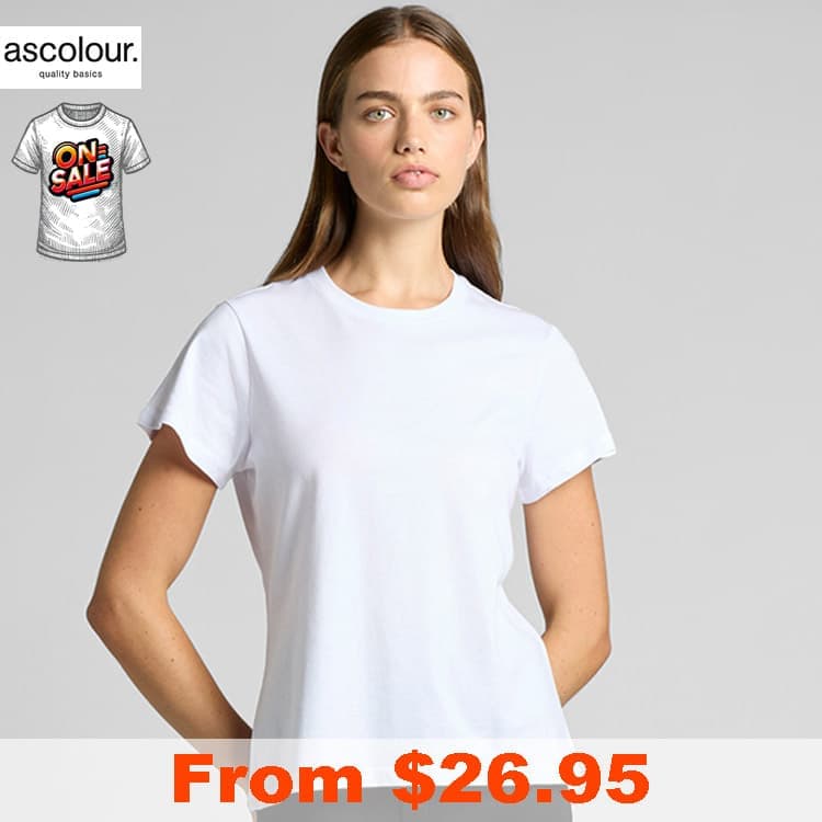On Sale AS Colour Ladies T Shirt with Custom Print