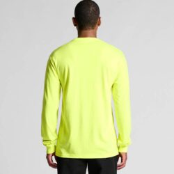 AS Colour Men Block Safety Long Sleeve T Shirt Back
