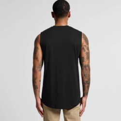 AS Colour Men Staple Curve Tank Top Back