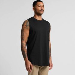 AS Colour Men Staple Curve Tank Top Turn