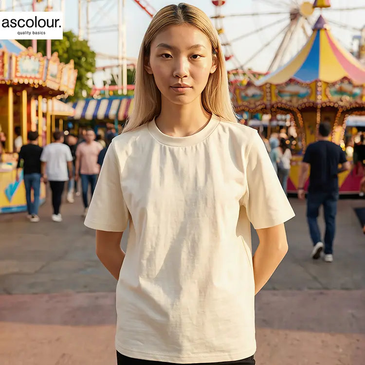 AS Colour Ladies Heavy T Shirt with Custom Print – Premium Oversized Tee