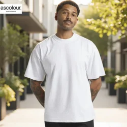 AS Colour Men Heavy Faded Minus T Shirt with custom print, lifestyle view