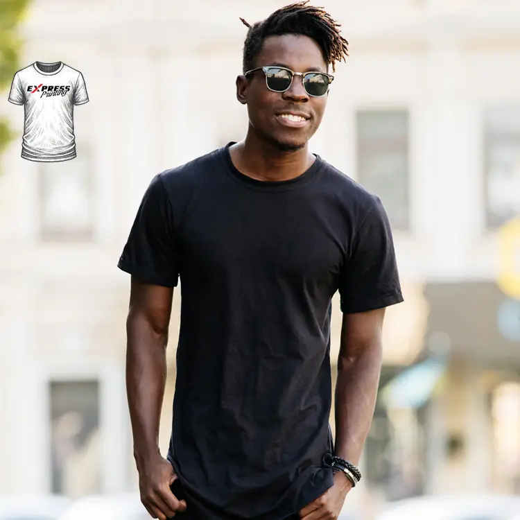 Express Premium Men T Shirt with Custom Print