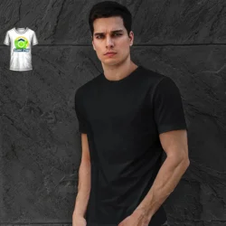 Same Day Premium Men Fashion Custom T Shirt in black – main product image