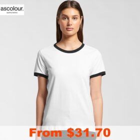 AS Colour Ladies Maple Ringer T Shirt