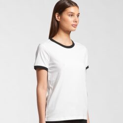 AS Colour Ladies Maple Ringer T Shirt Turn