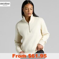AS Colour Ladies Stencil Half Zip Pullover
