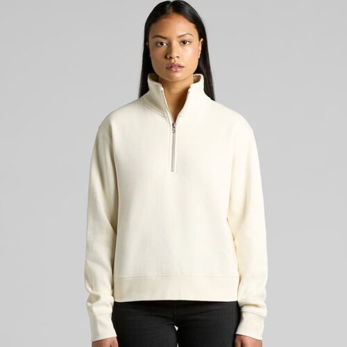 AS Colour Ladies Stencil Half Zip Pullover Front
