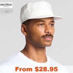 AS Colour Class Linen Cap with Custom Print