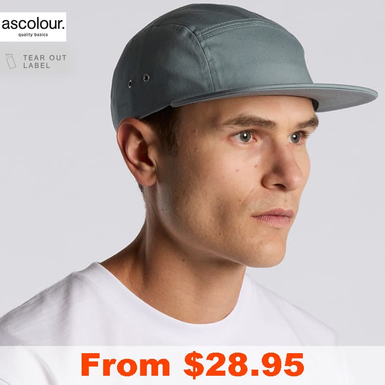 AS Colour Finn Cap with Custom Print