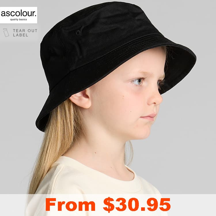 AS Colour Kids Bucket Hat with Custom Print – Sun-Safe Children’s Headwear