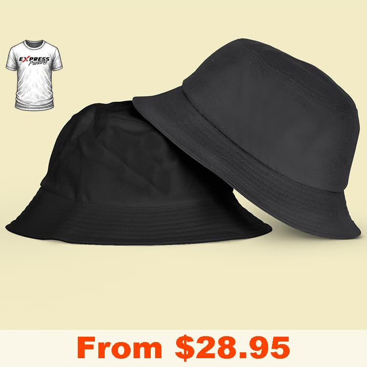 Express Bucket Hat with Custom Print –  Fast 3-Day Turnaround Cotton Hat