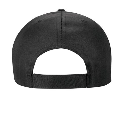 Polycotton Impact Cap Black Back