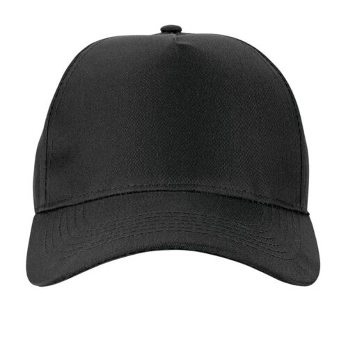 Polycotton Impact Cap Black Front