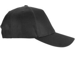 Polycotton Impact Cap Black Side